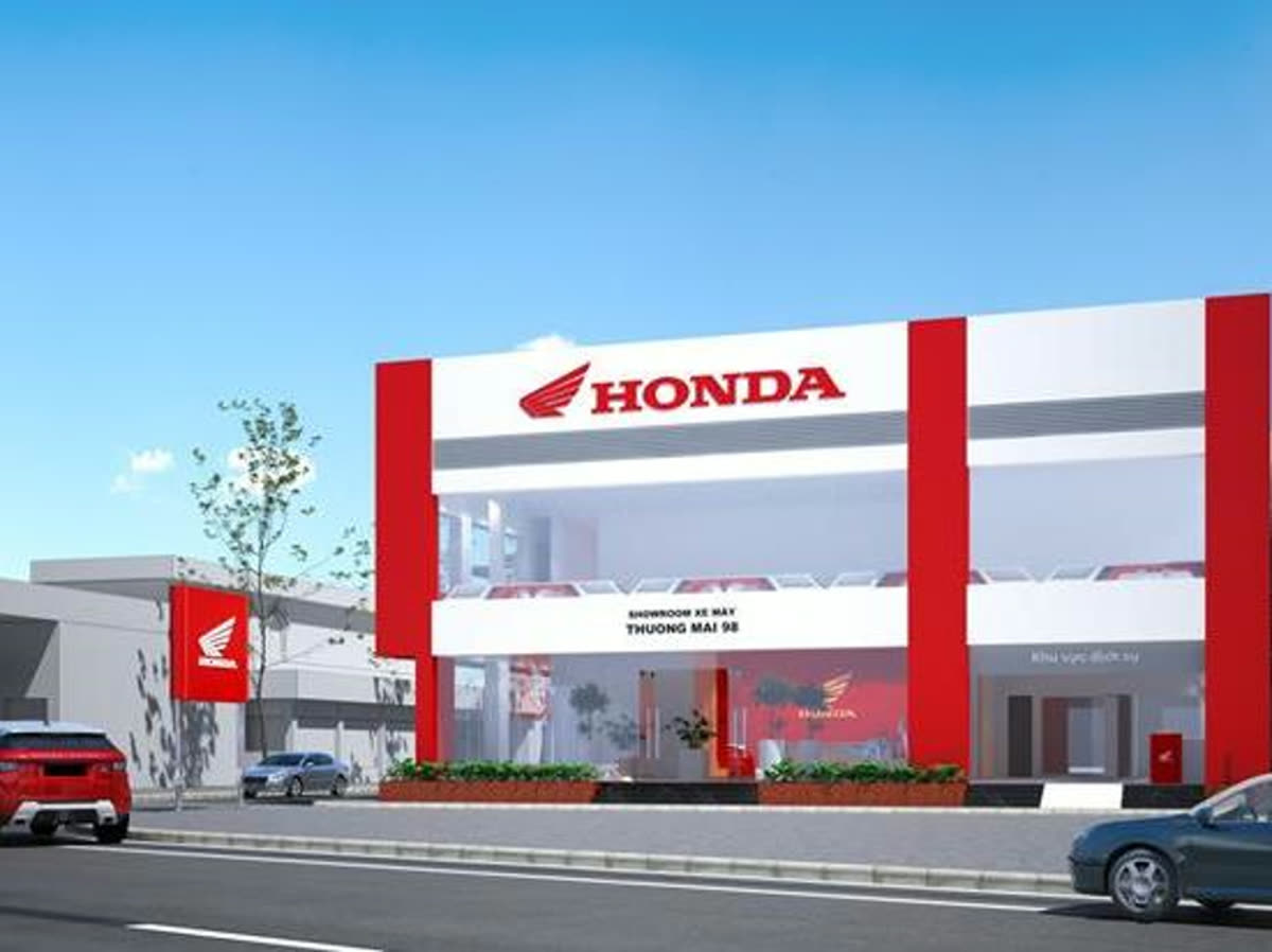 Dự án Honda Showroom do DongA Steel thực hiện
