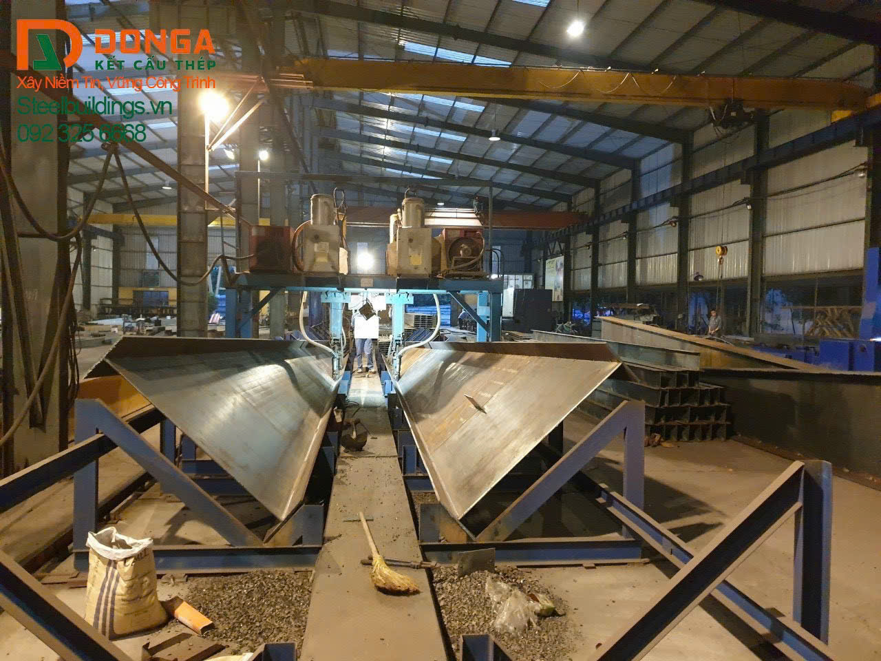 Thành phẩm cơ khí tại nhà máy DongA Steel