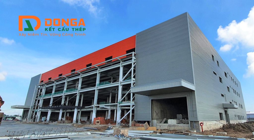Công trình kết cấu thép và bao che