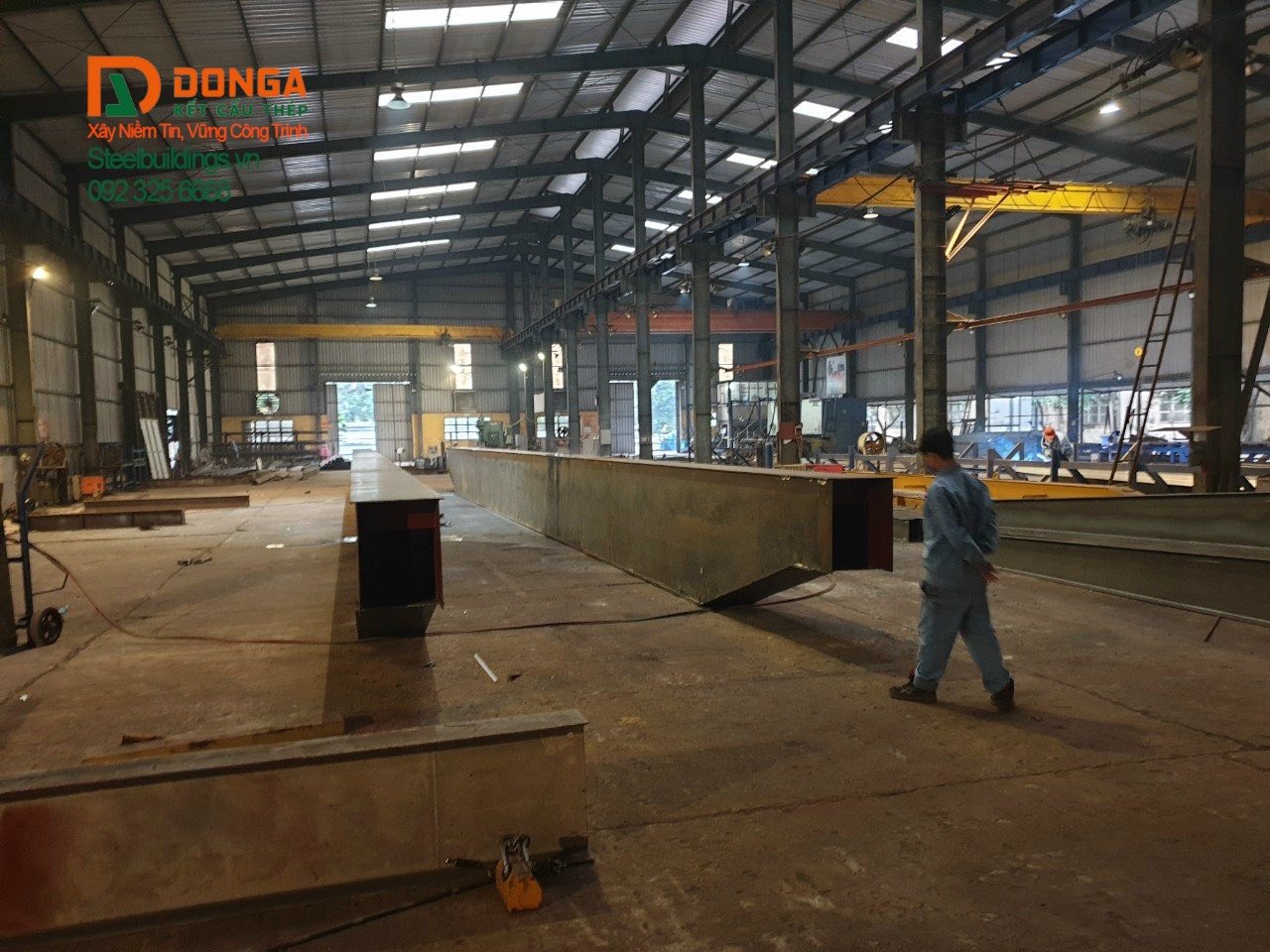 Gia công cấu kiện tại nhà máy