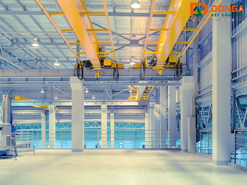 Nguyên lý làm việc của cầu trục dầm đôi và những lưu ý trong sản xuất