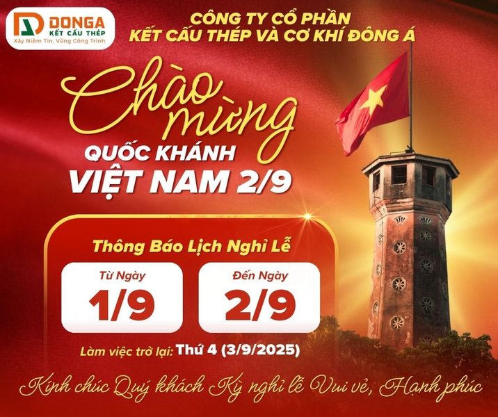 Thông báo: Lịch nghỉ lễ Quốc Khánh 2/9 năm 2025